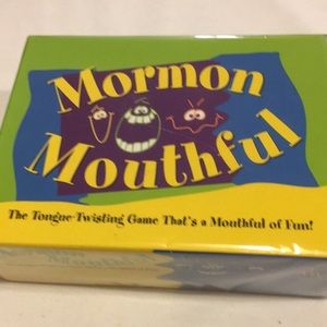 Mormon Mouthful The Tongue twisting L.D.S Game LIKE NEW Family Home Evening Fun